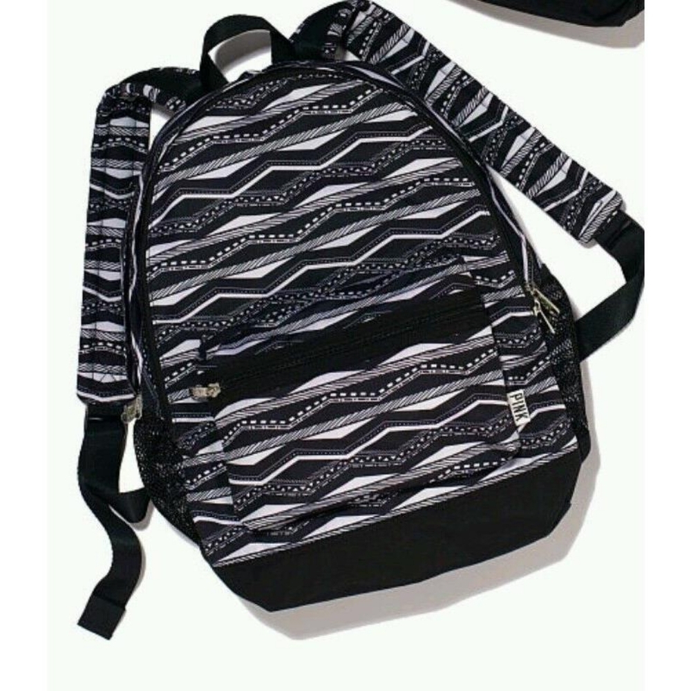 Victoria`s Secret Pink Aztec Classic Backpack Full Size Book Bag Multicolor $219